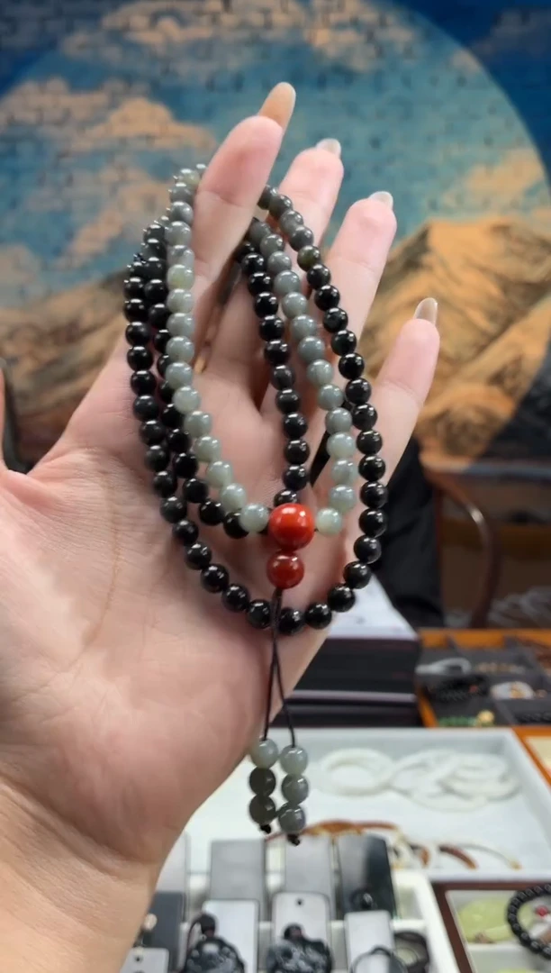 项链未镶嵌和田玉6的108