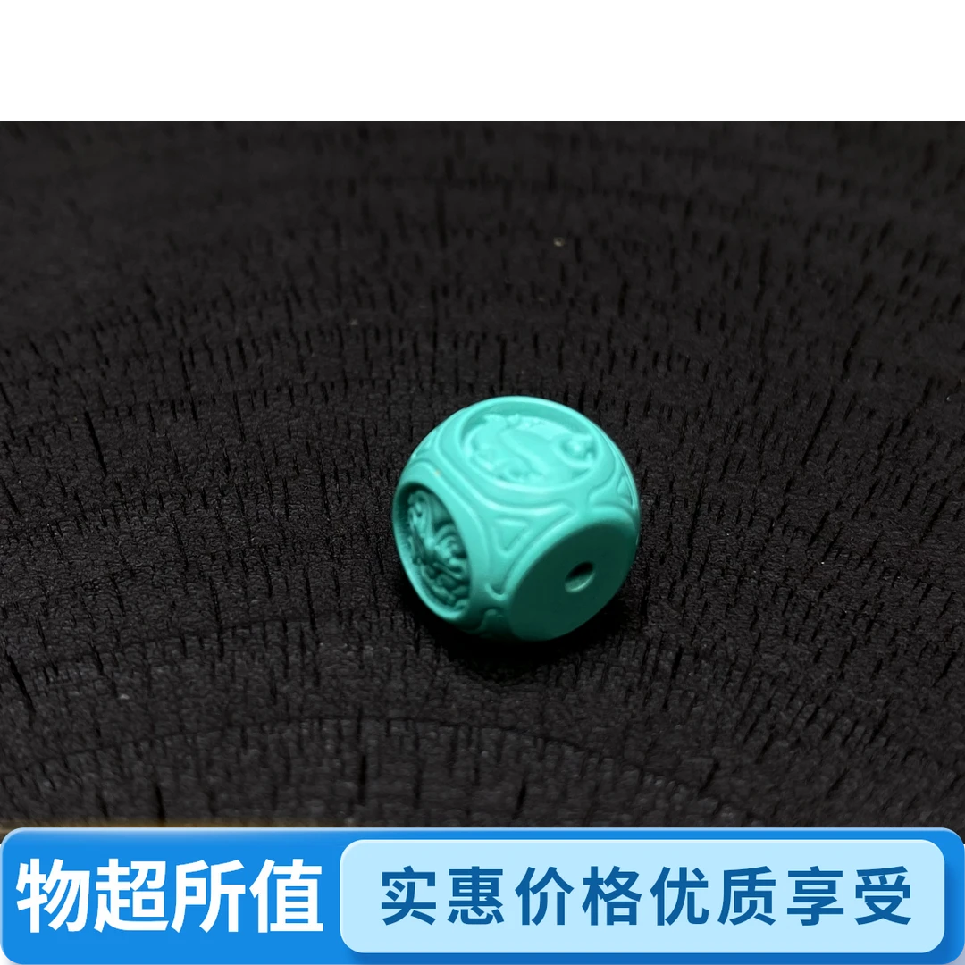 A4310六方文玩四方神兽散珠批发猴头腰珠手持手串配饰配饰