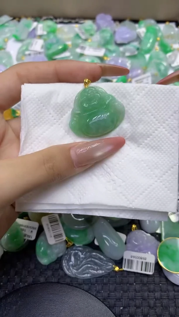 颈饰未镶嵌翡翠天然缅甸A货翡翠