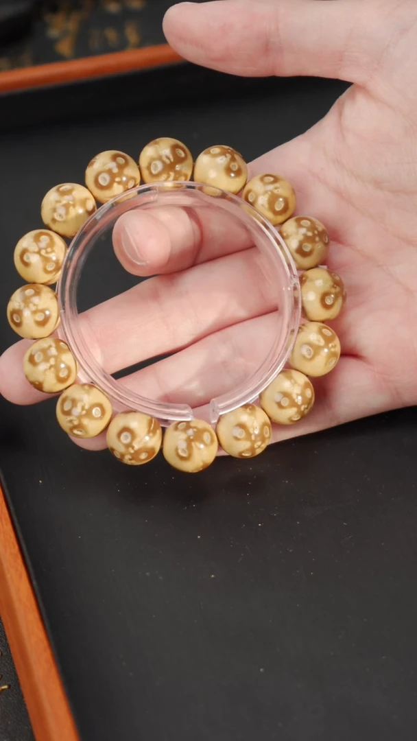 【闪购商品】紫金鼠手串紫金鼠熊猫光珠14