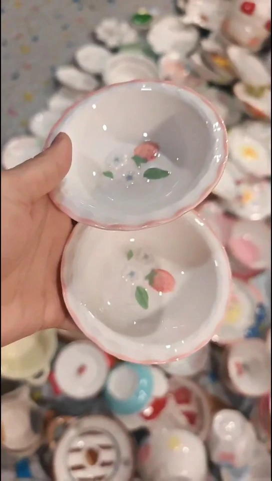 瓷片默认微瑕精美陶瓷