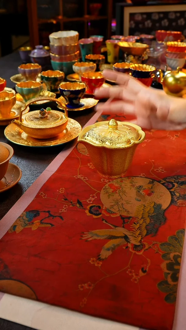 茶杯紫砂【宜景窑系列】金壶