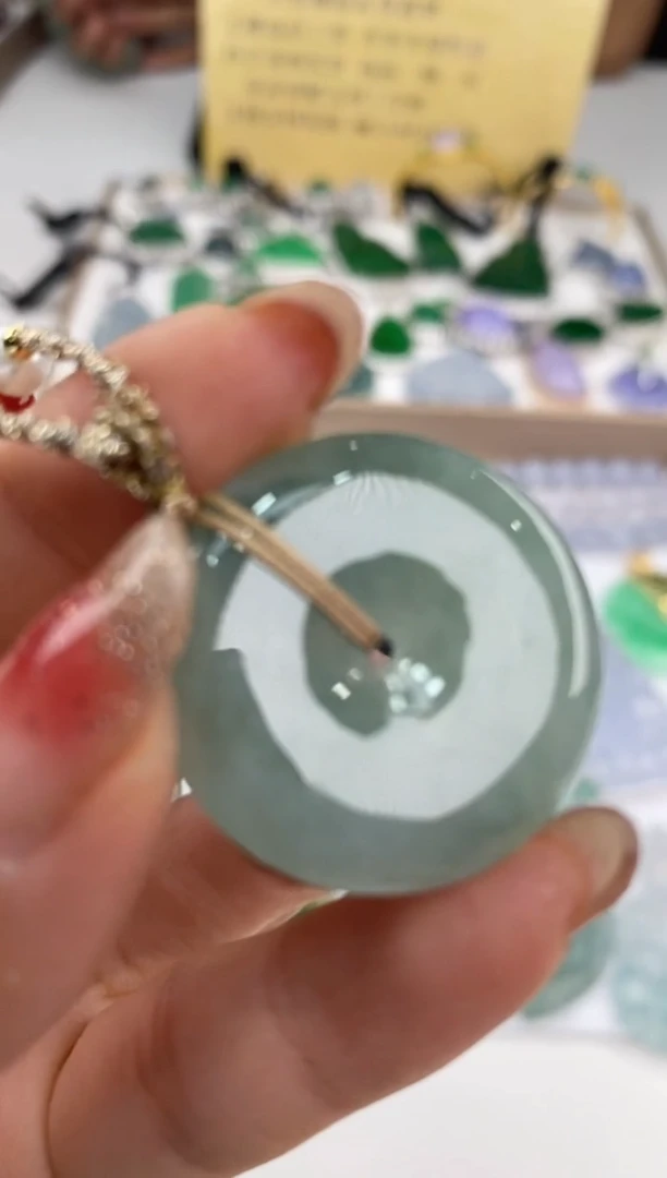 翡翠未镶嵌颈饰42713静静聊翠