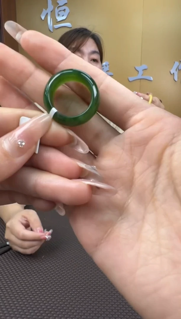 【闪购商品】和田玉戒指未镶嵌17-18