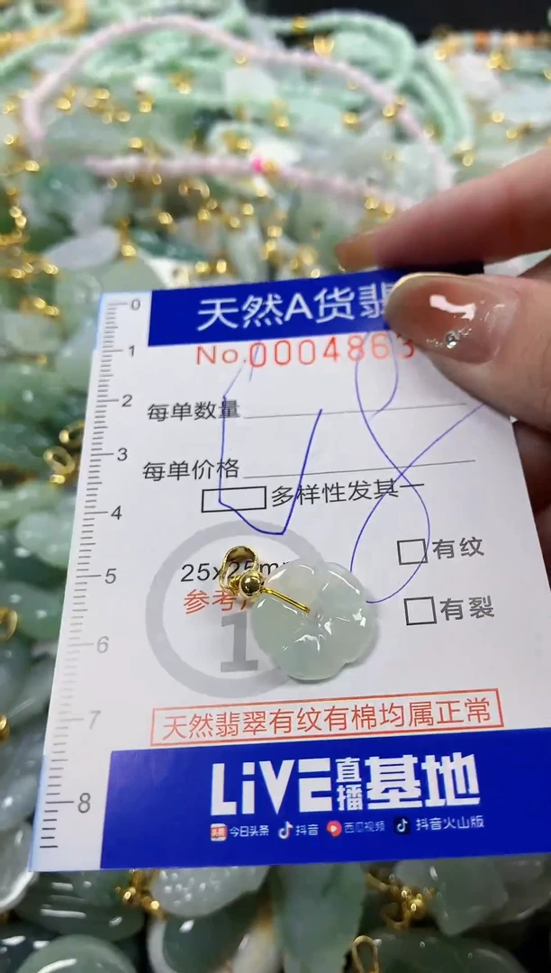 颈饰未镶嵌翡翠天然A货翡翠