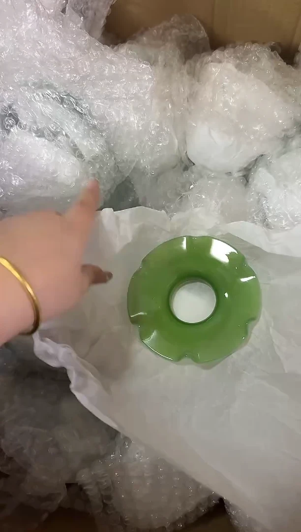 套管绿盖碗