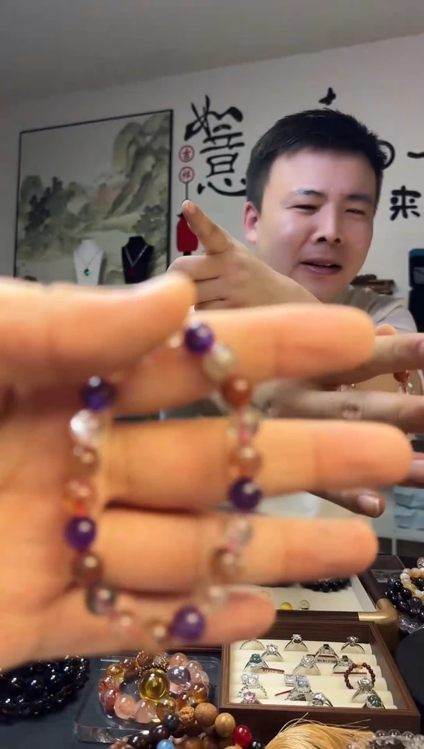 未镶嵌手链水晶手串