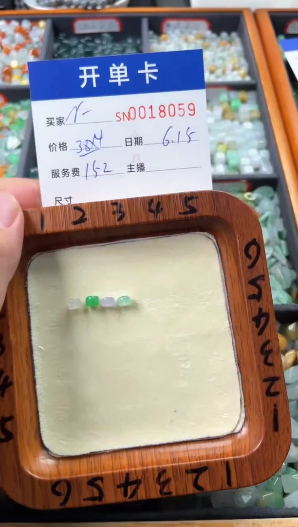 翡翠未镶嵌颈饰N*ɞ00018059