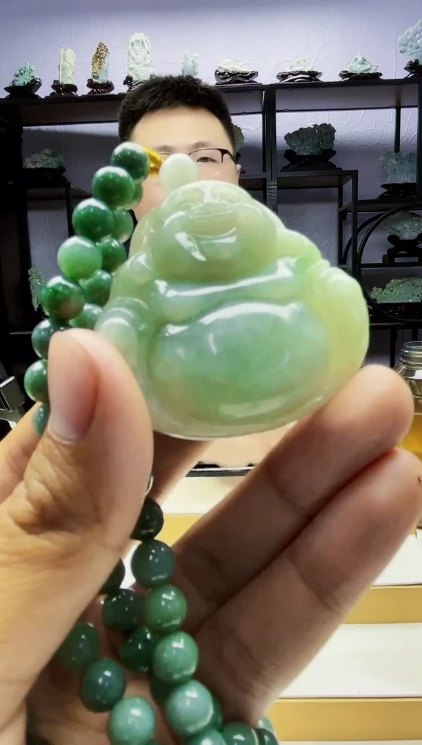 【闪购商品】定制翡翠未镶嵌毛货02130050多样性发其一