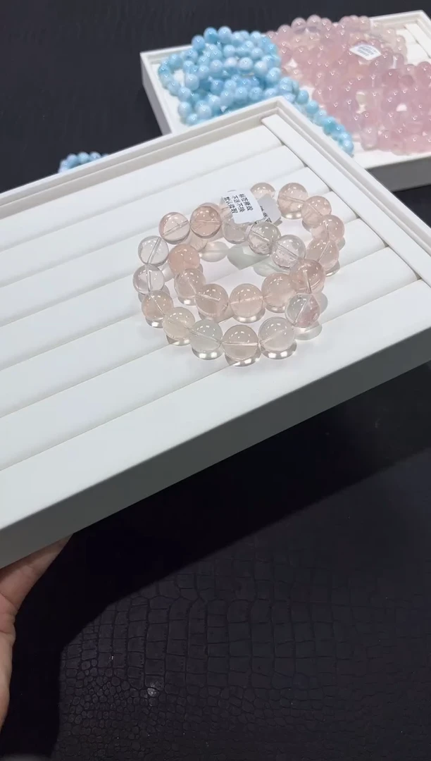 水晶手链未镶嵌86a多样性发其一【1条】默认微瑕16mm