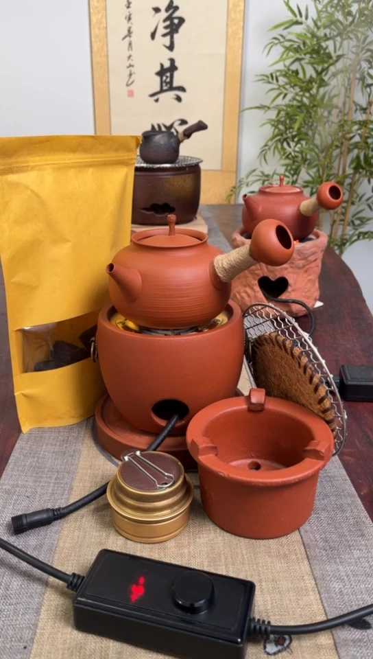 【闪购商品】圆口炉＋苹果壶＋电炉丝＋酒精灯8件套