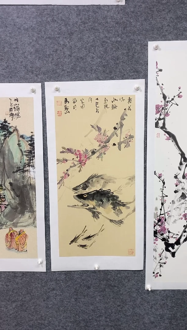 国画尚定固国画作品