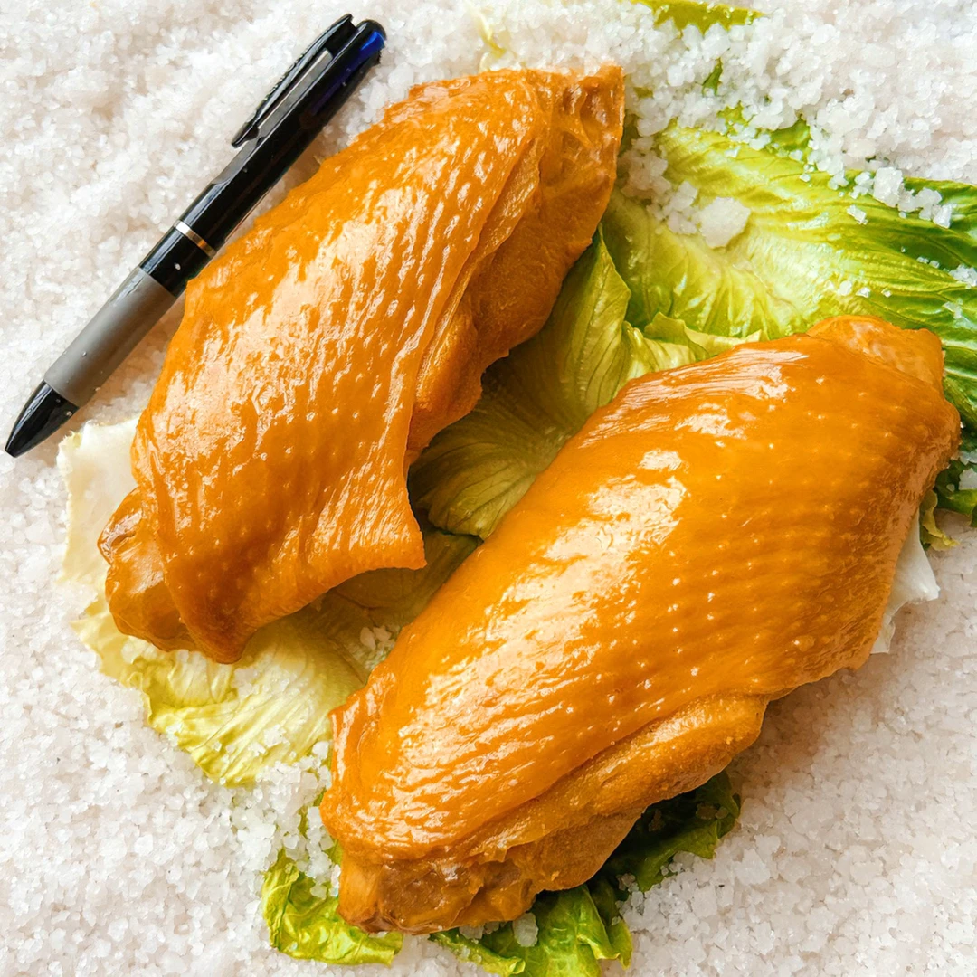 【翅中】香卤麻辣火鸡翅超大只休闲零食即食卤味美食切丝凉拌卤烤