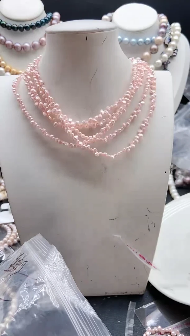 淡水珍珠未镶嵌颈饰1