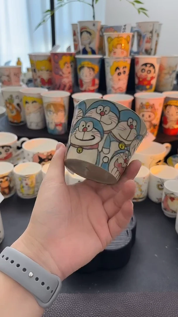 纯手工绘制陶瓷杯477