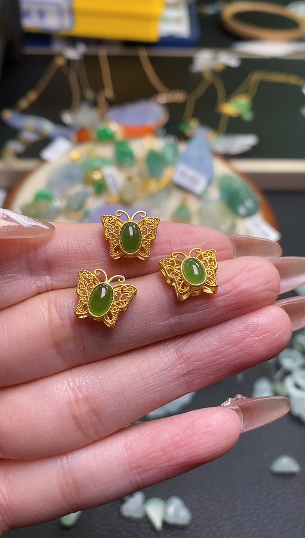 【闪购商品】和田玉（碧玉）颈饰未镶嵌多样性发其一28042