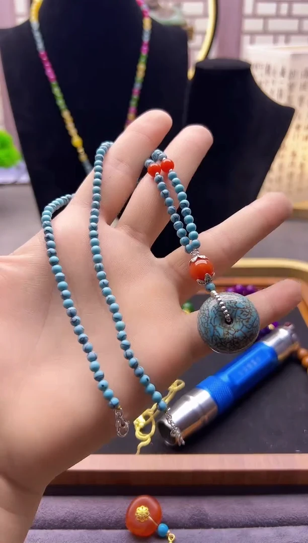 【闪购商品】玛瑙/玉髓颈饰银S925镶嵌X149