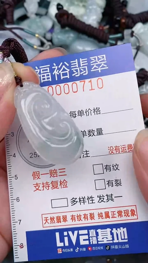 翡翠未镶嵌颈饰...0000710