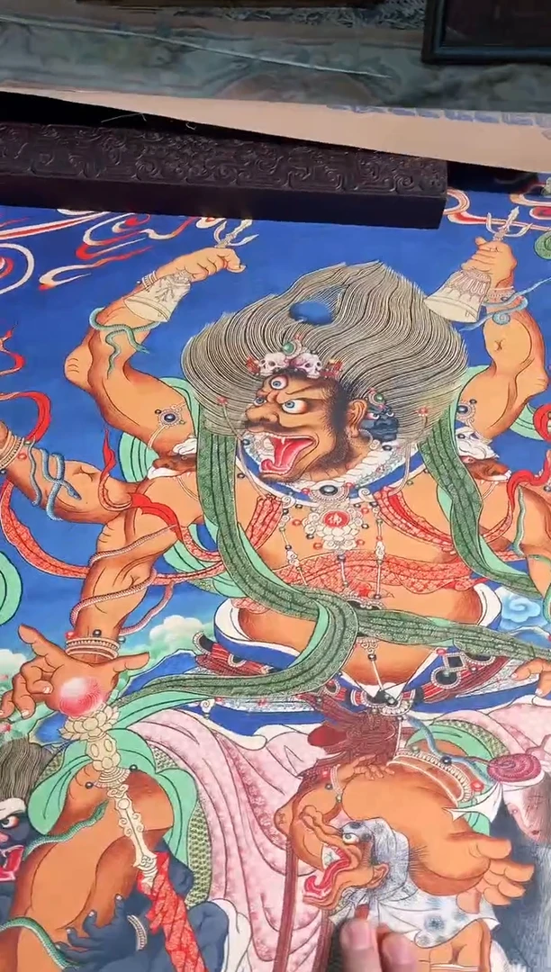 卷轴画路路的唐卡tk160