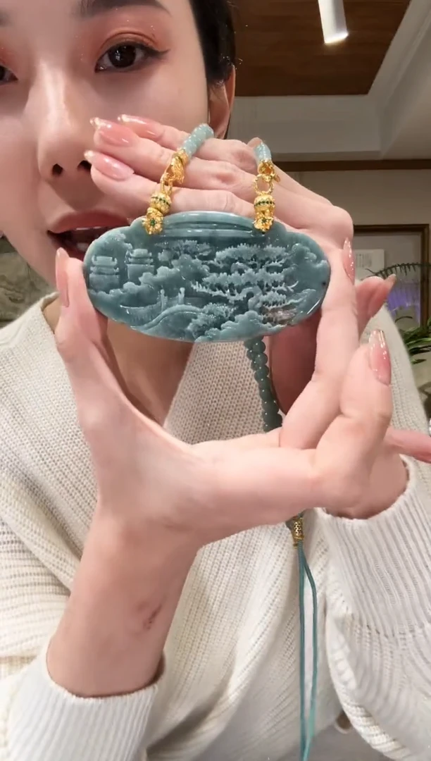 【闪购商品】翡翠颈饰未镶嵌国风
