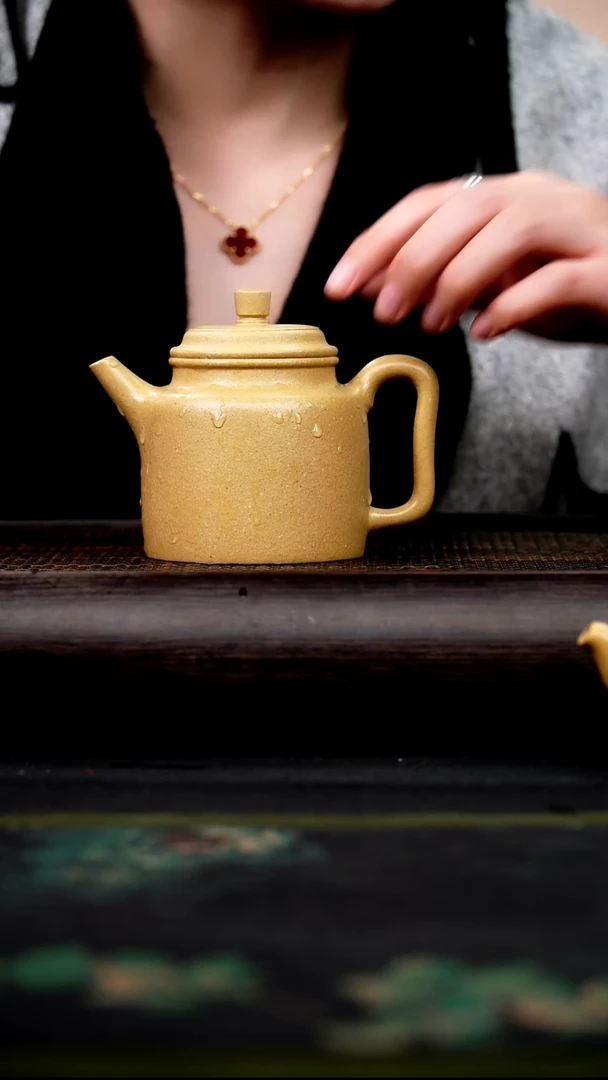 茶壶紫砂梨皮本山绿 高德钟