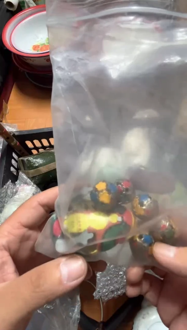 手工艺品琉璃老*王摆件