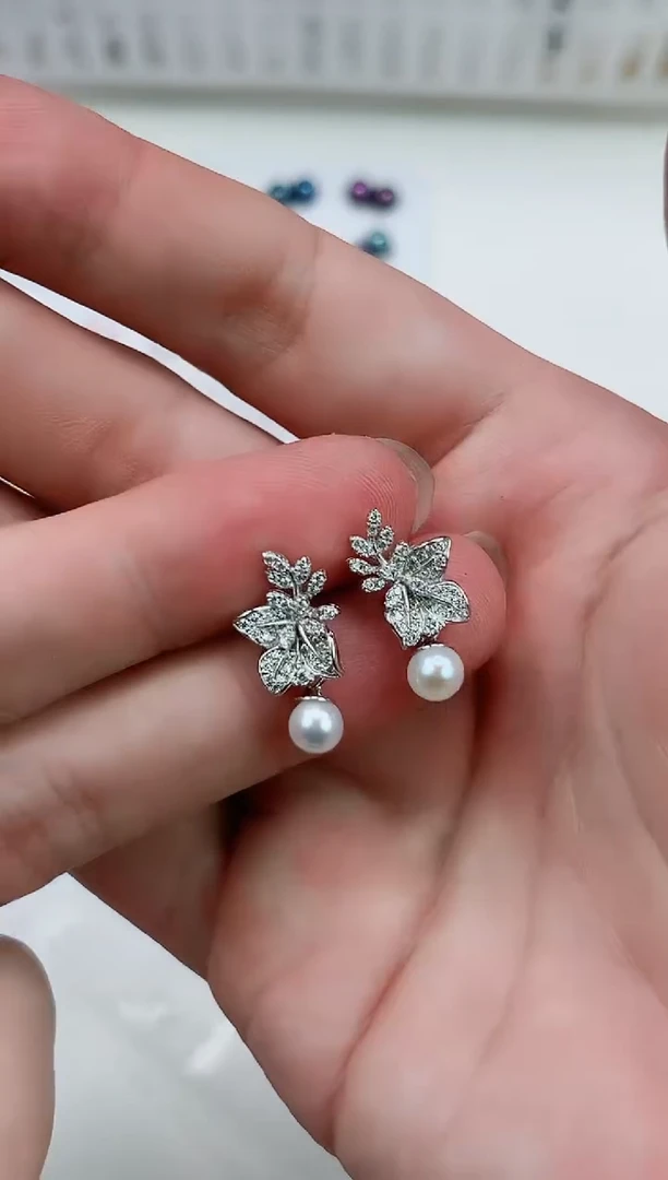银S925镶嵌其他淡水珍珠多样性发一1366