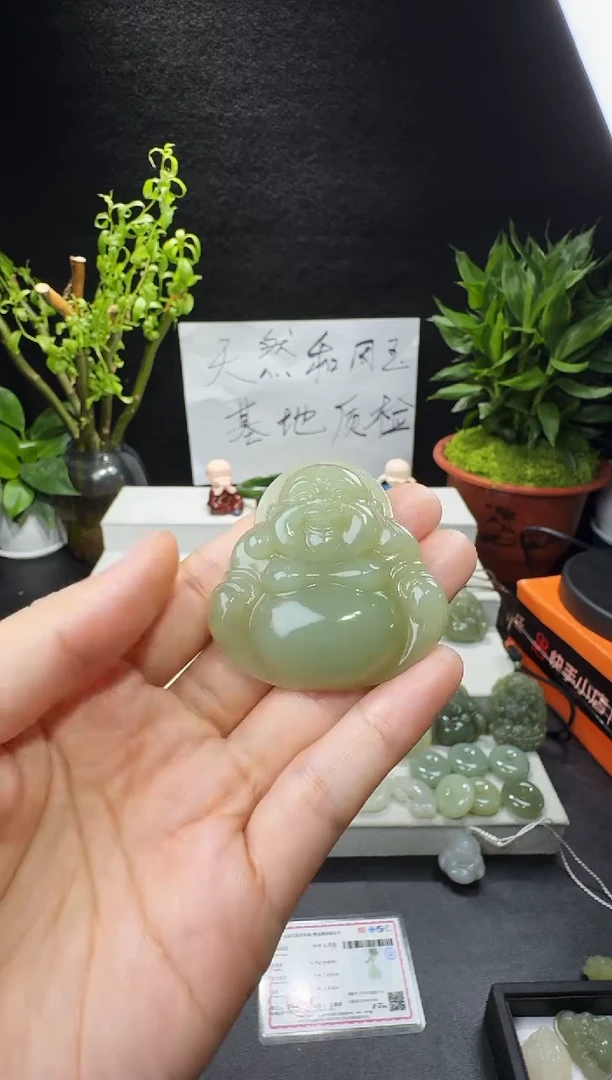 颈饰未镶嵌和田玉栀*48佛公