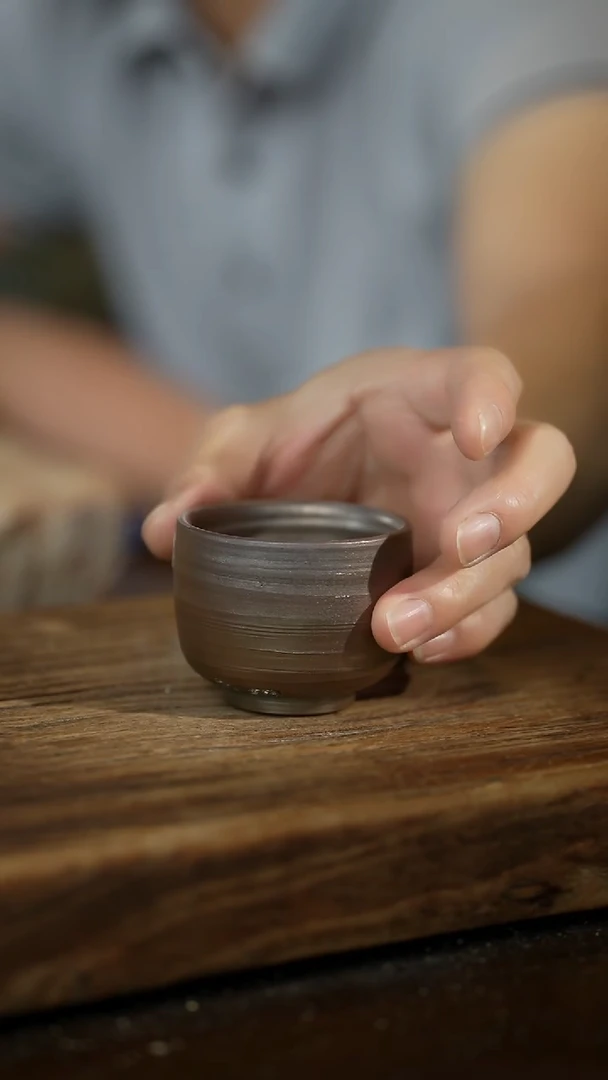 浪鬼柴烧裸烧系列鬼烧系列  杯