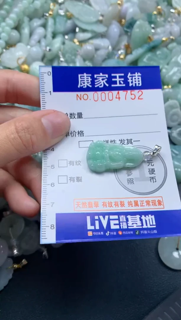 颈饰未镶嵌翡翠4752