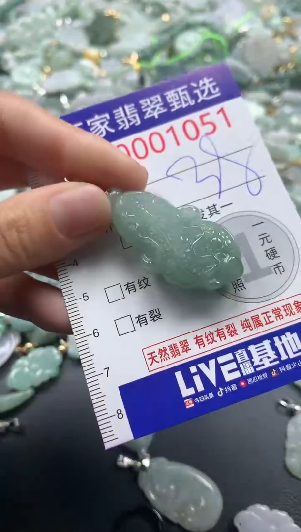 吊坠(不含链)未镶嵌翡翠1051