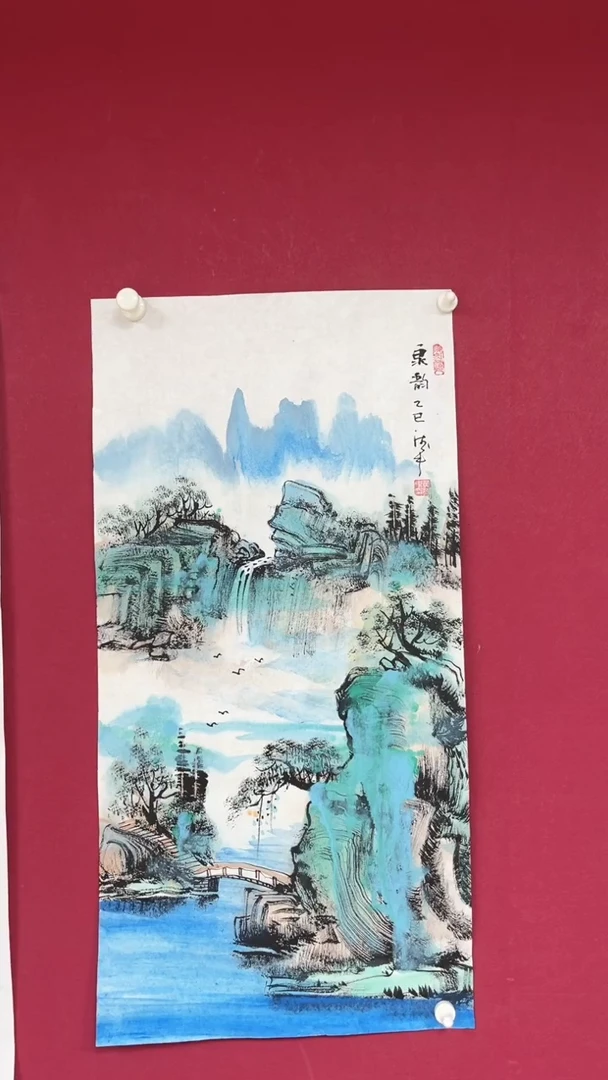 国画黄德中老师两平尺