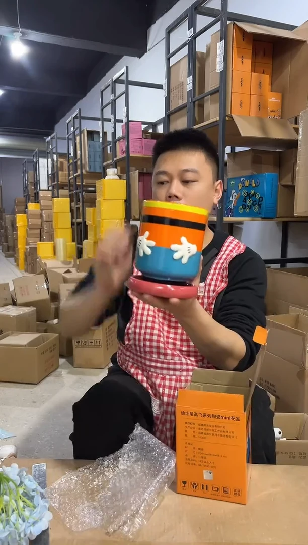 【闪购商品】杯原盒高飞花盆 陶瓷材质