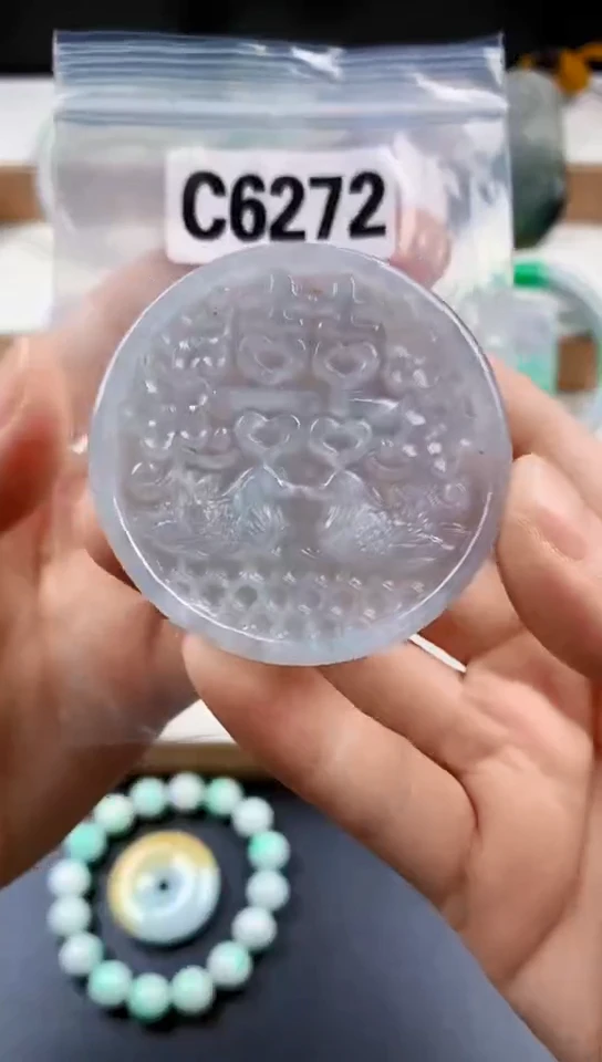 颈饰未镶嵌翡翠天然翡翠吊坠挂件