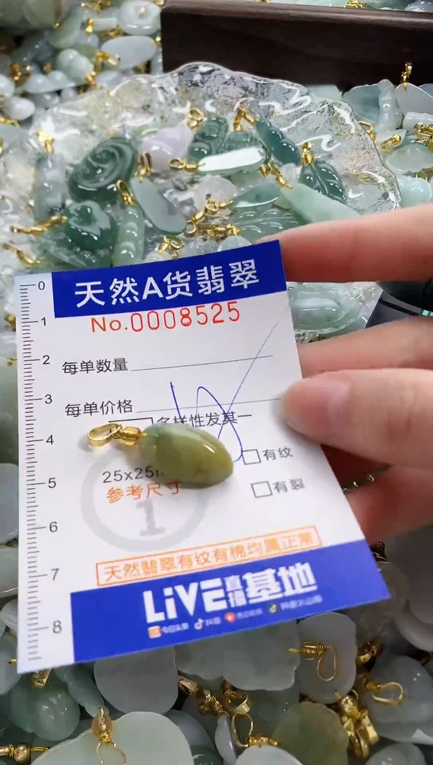 颈饰未镶嵌翡翠天然A货翡翠