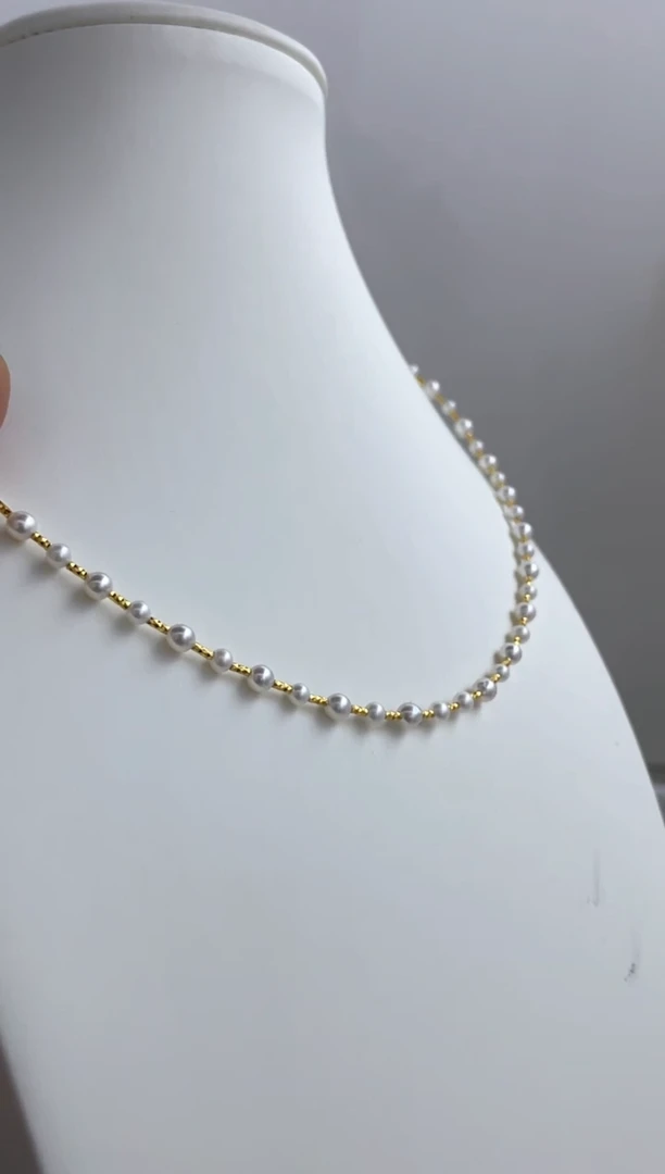 未镶嵌毛衣链淡水珍珠多样性发其一