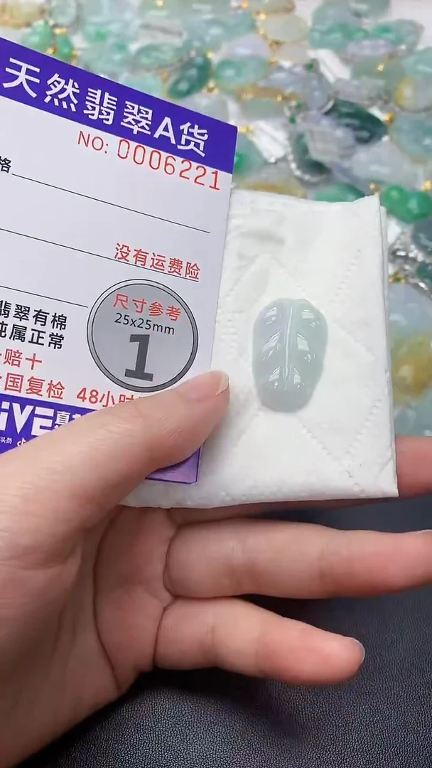颈饰未镶嵌翡翠天然缅甸A货百元以上9元证书费自理