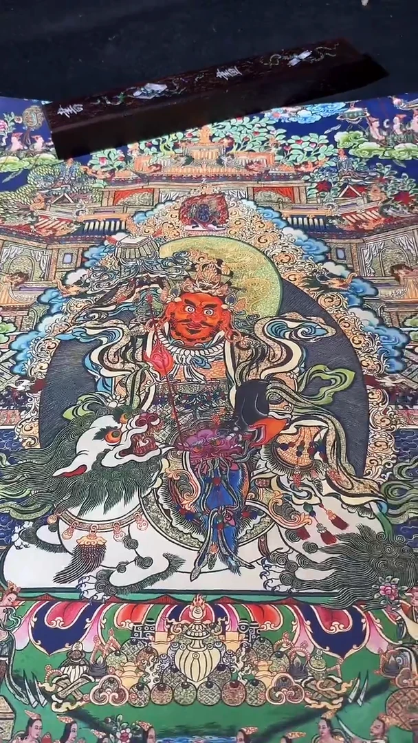 卷轴画藏式珍藏彩绘艺术馆53