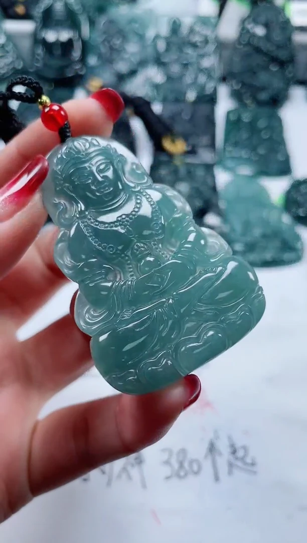 【闪购商品】翡翠颈饰未镶嵌多样性发货一件发货-度母观音