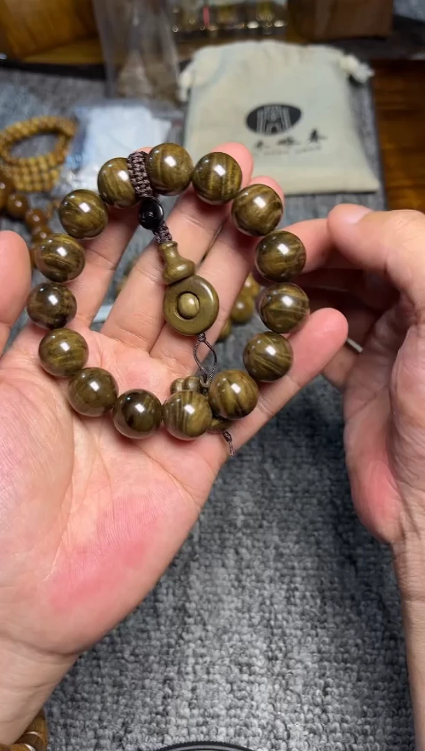 阴沉木手串/手链1.5水波纹168