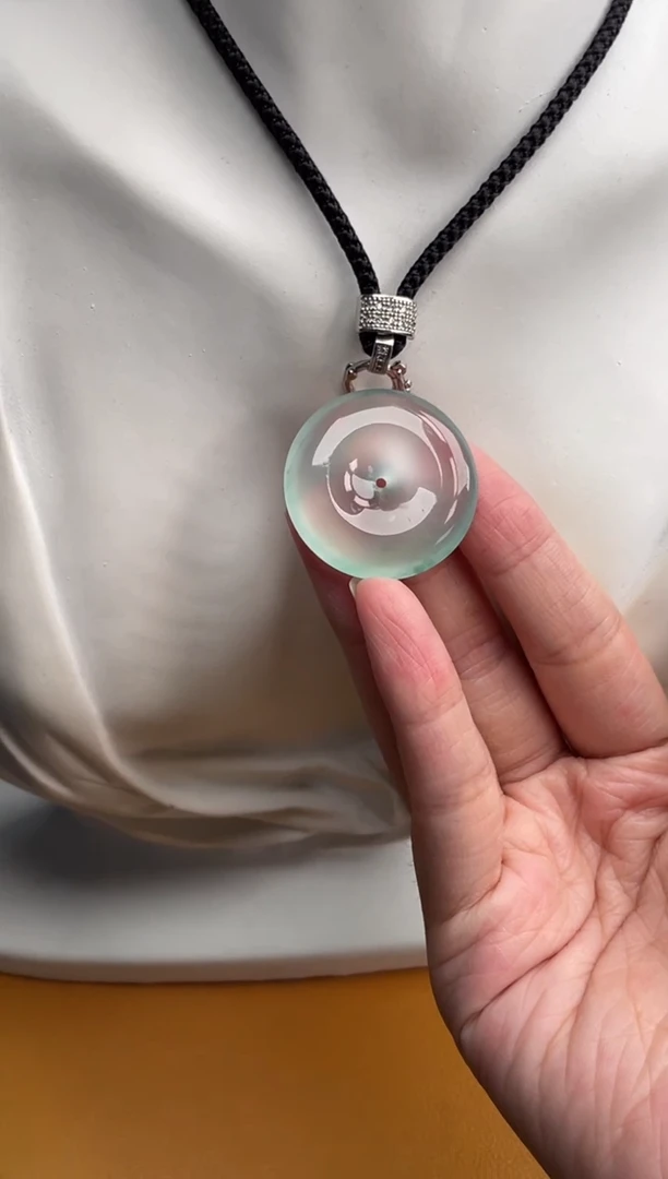 翡翠未镶嵌吊坠(不含链)平安扣29.7 5.7