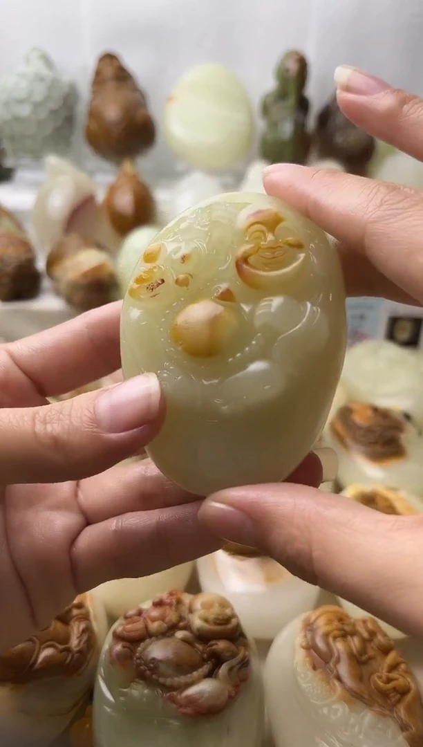 石材古青石棉纹正常不退换弥勒佛