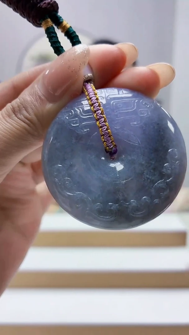 未镶嵌定制翡翠4812MM-毛货挂件39