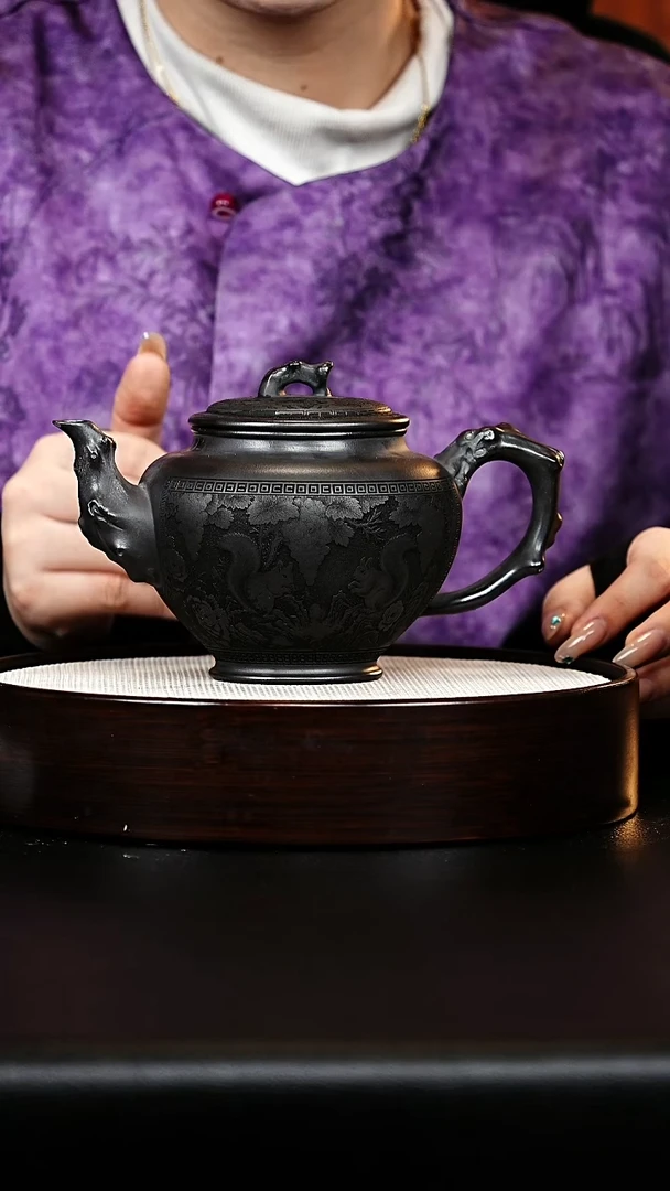 茶壶紫砂石黄报春