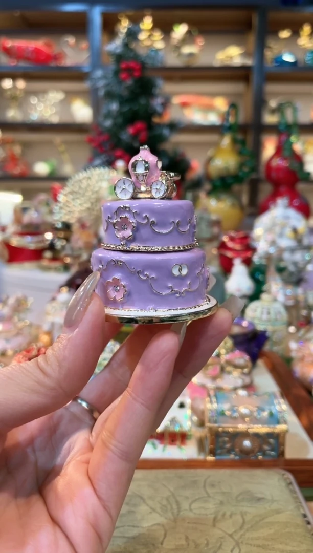 【闪购商品】精致珐琅彩首饰盒