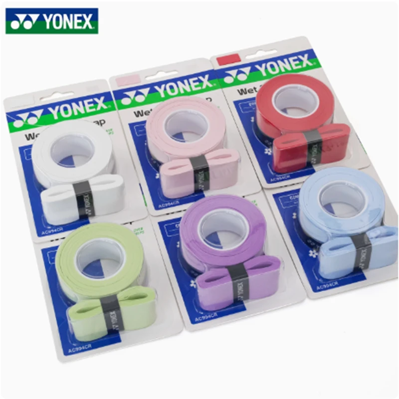 YONEX/尤尼克斯樱花湿润羽毛球拍网球拍手胶AC994EX4条装顺丰包邮