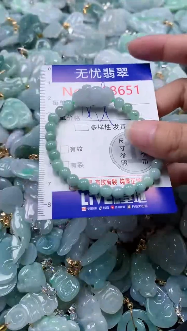 颈饰未镶嵌翡翠8651