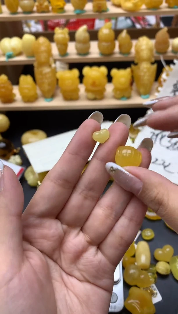 琥珀未镶嵌珠宝奇石016琥珀蜜蜡微瑕