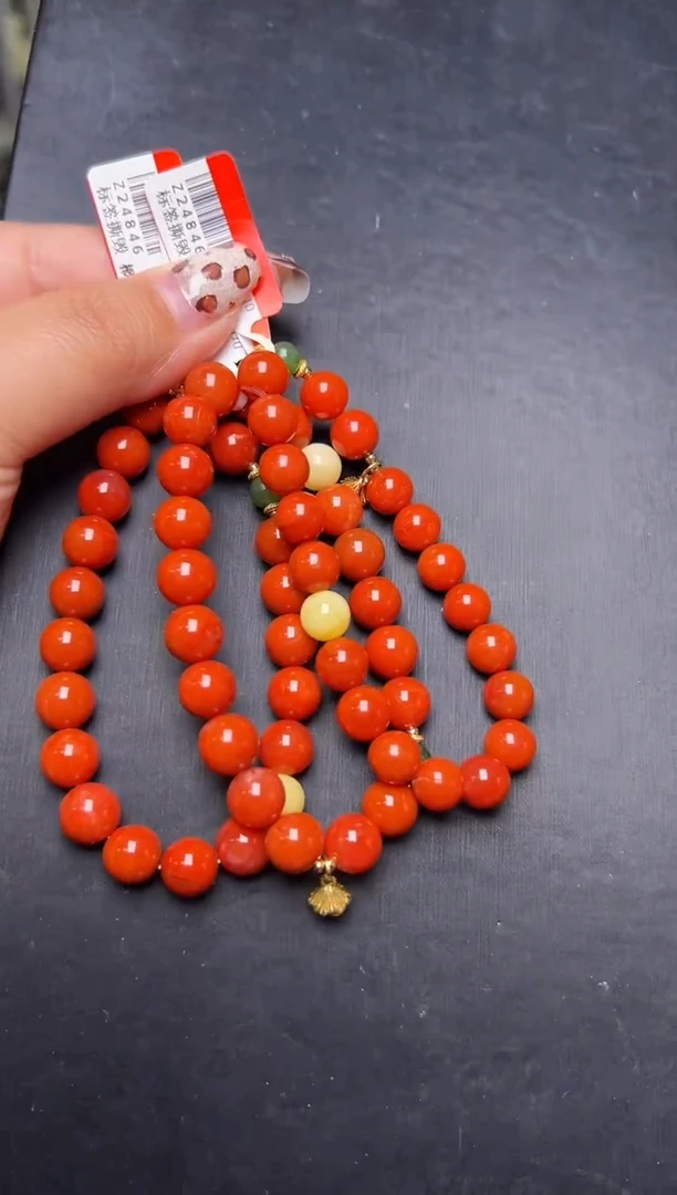 未镶嵌手串南红玛瑙南红灵蕴手串  多样性发一 Z24846