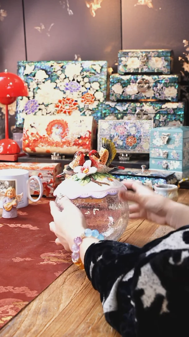 【闪购商品】瓷片豆包儿推荐饰品摆件